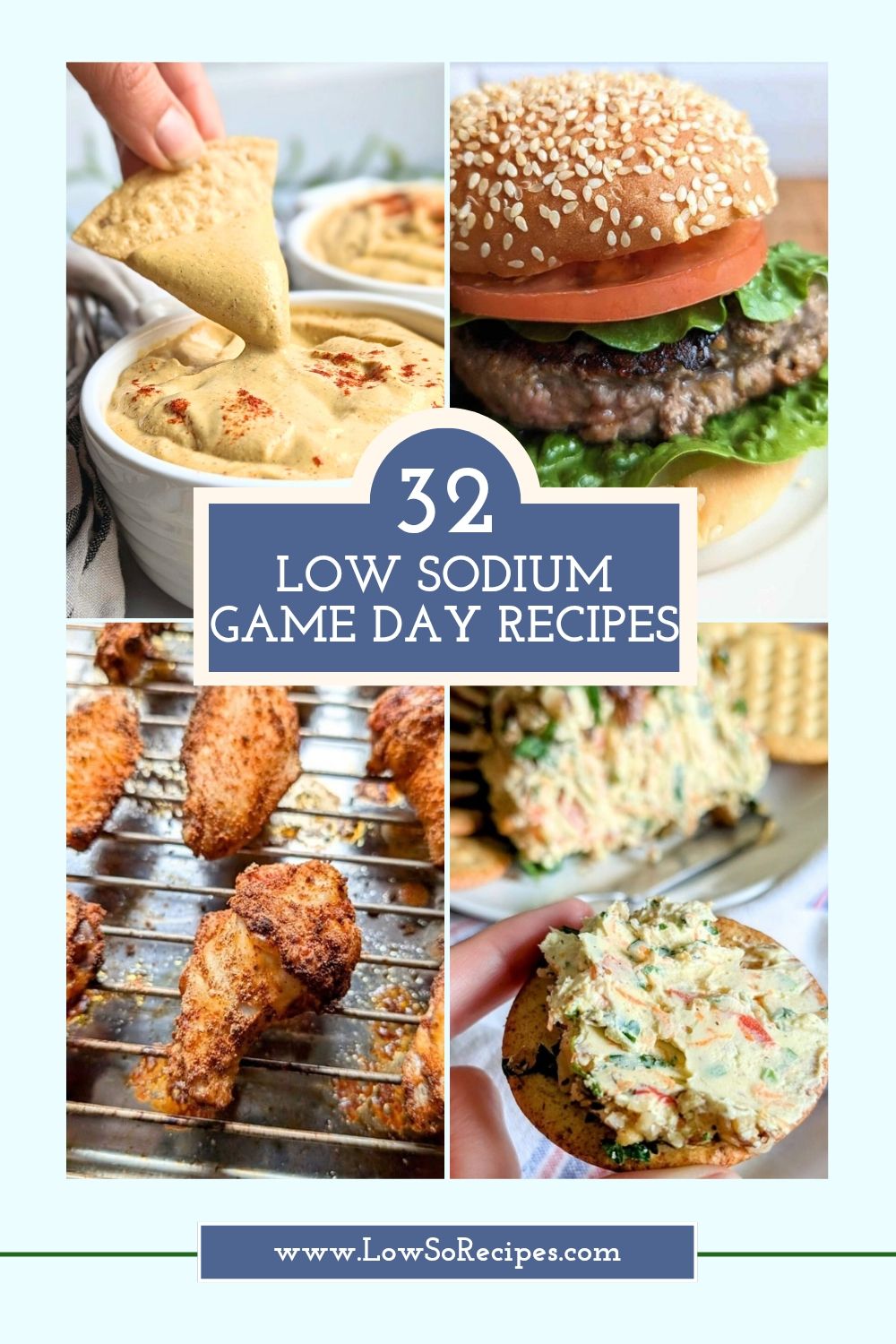 low sodium superbowl recipes for football or game day recipes healthy low in salt