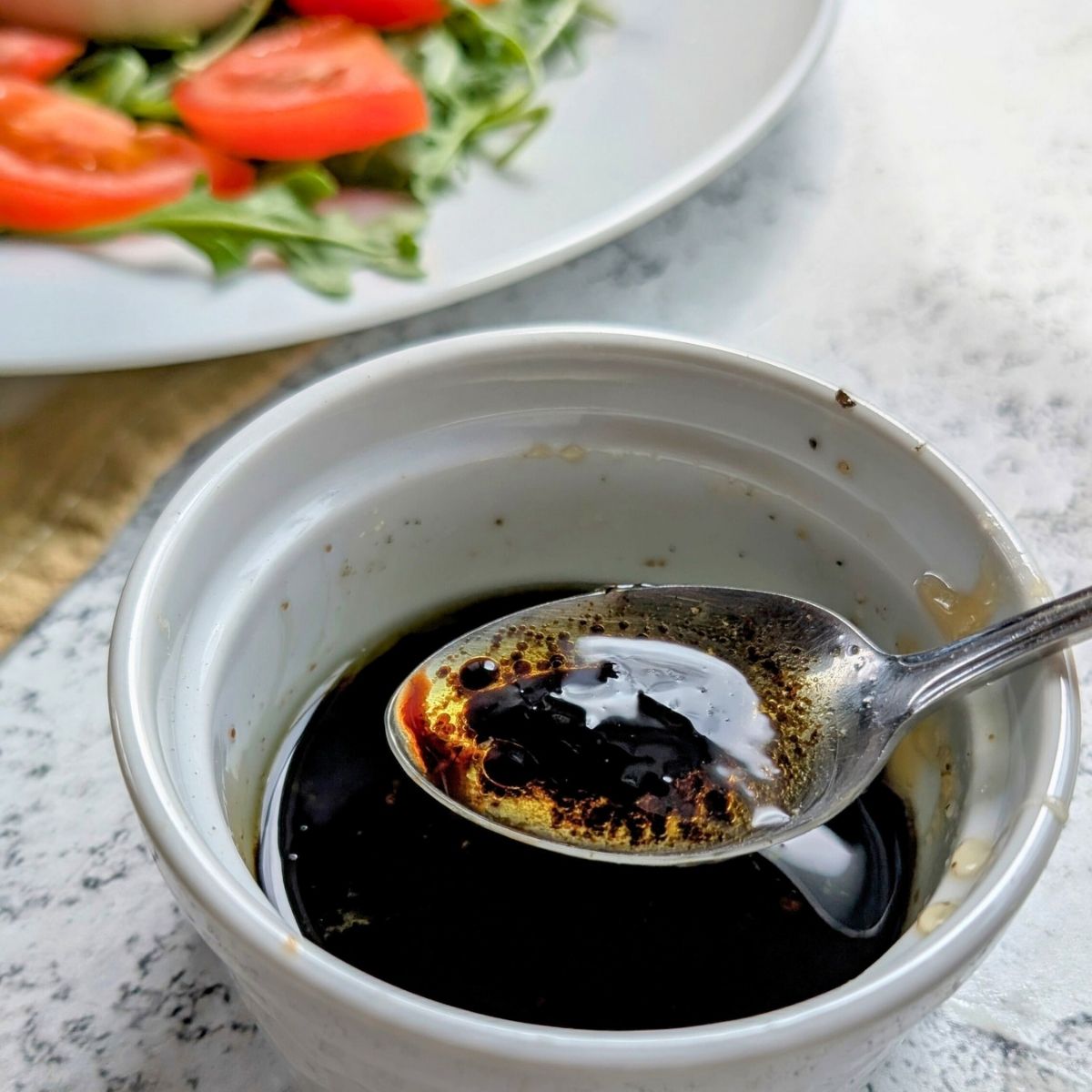 homemade low sodium balsamic vinaigrette dressing with no salt added