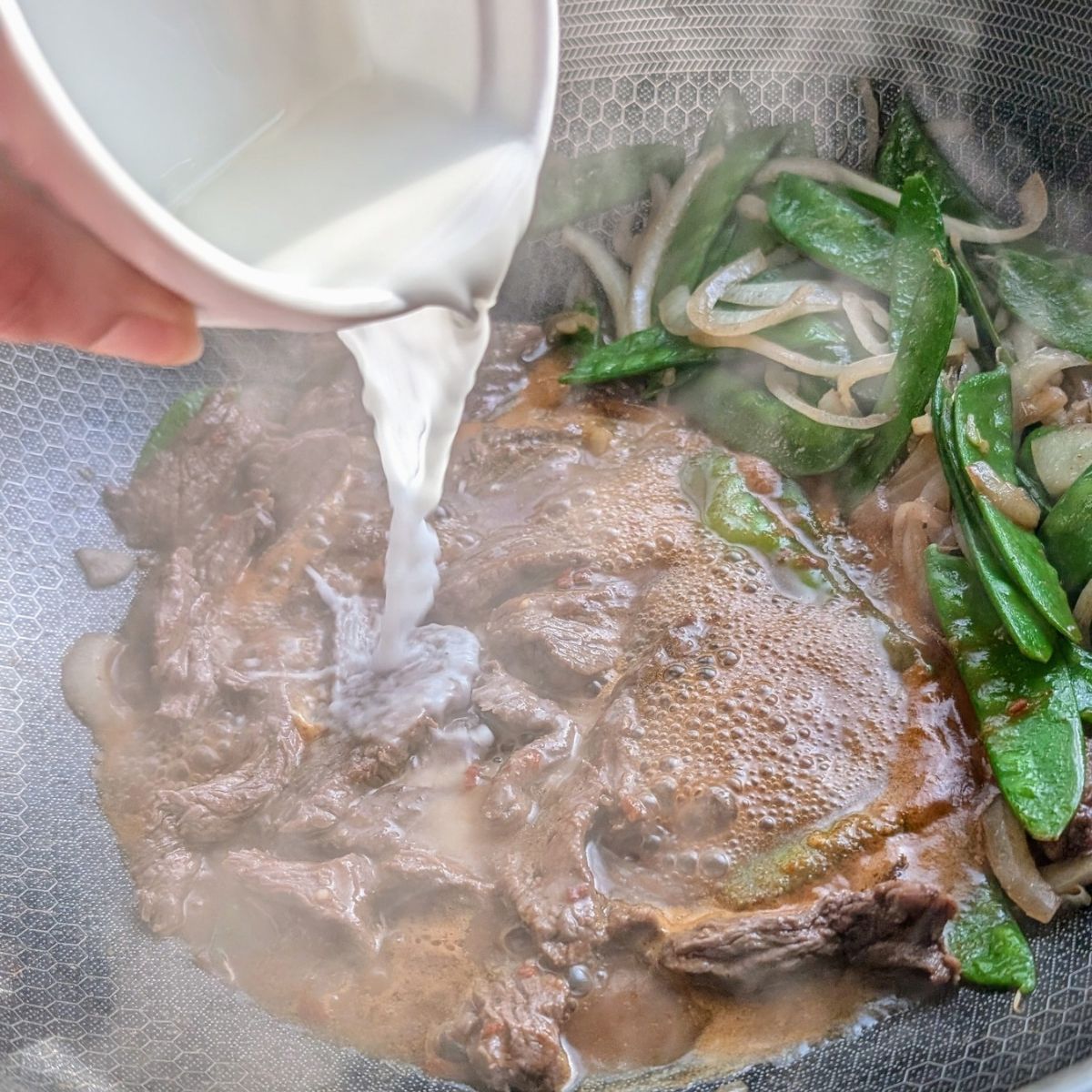 low salt teriyaki beef recipe with corn starch to thicken the sauce