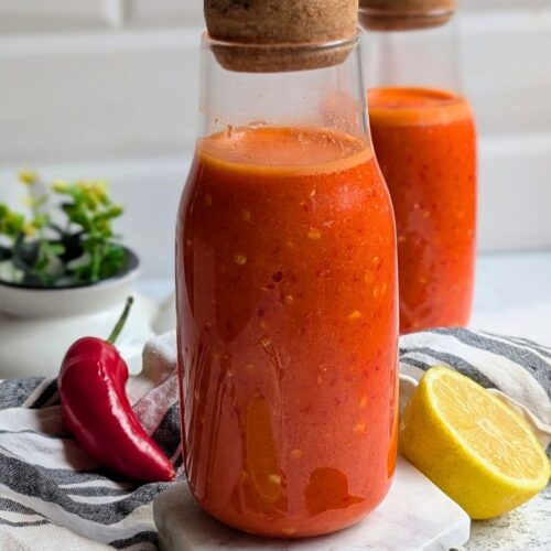 no salt added hot sauce recipe with lemon and red chiles