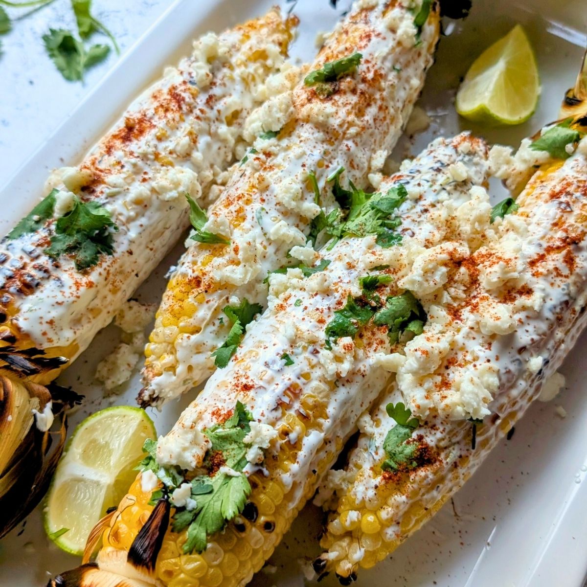 Low Sodium Mexican Street Corn (Elote) Recipe