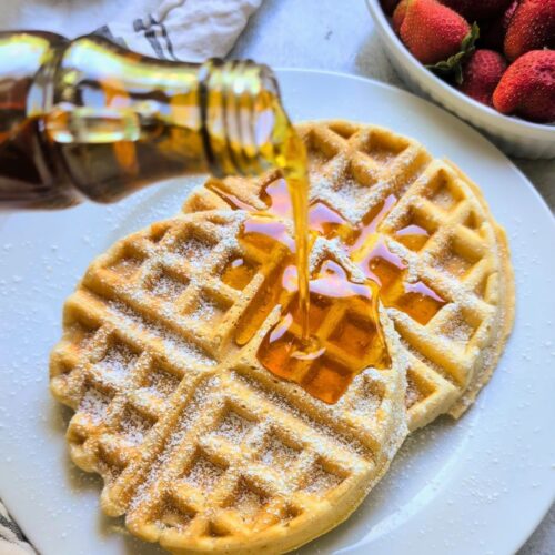 no salt waffles recipe low sodium breakfast ideas with maple syrup