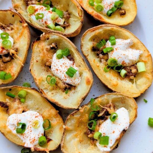low salt potato skins easy low sodium appetizers with cheese and sour cream